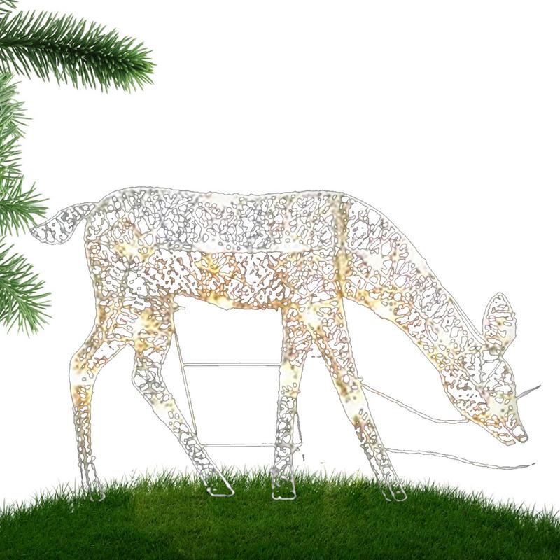 Lighting Decoration Stand - Рождественские украшения с изображением оленя, праздничные,