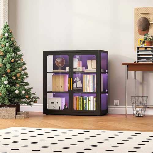 Lighting & Home Decor Studio - Витрина со стеклянными дверцами и RGB-подсветкой