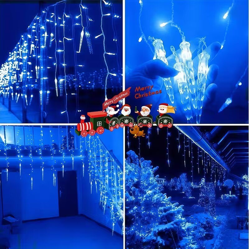 Fairy Light Curtain - Светодиодная гирлянда-занавес на 100 LED-лампочек, 8