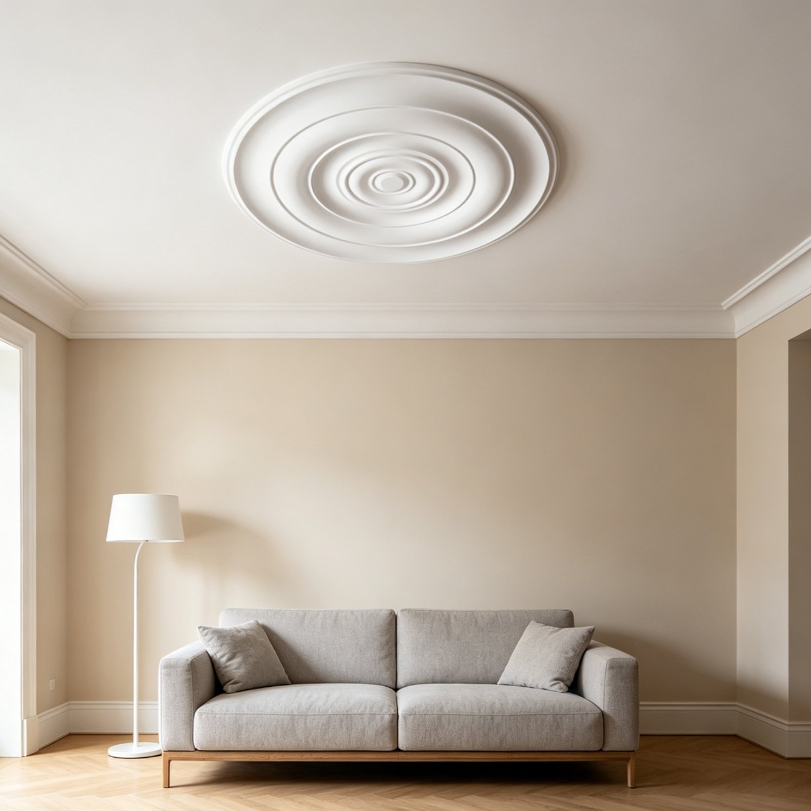 Lighting Design Decor - Круглый потолочный медальон в европейском стиле,