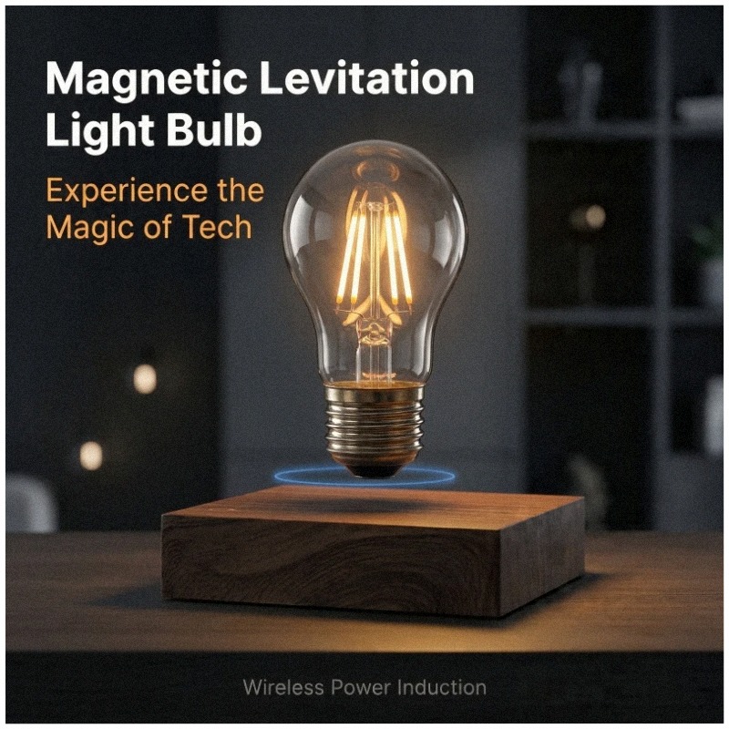 Led Moon Lamp - Магнитная левитирующая беспроводная светодиодная лампа-ночник для