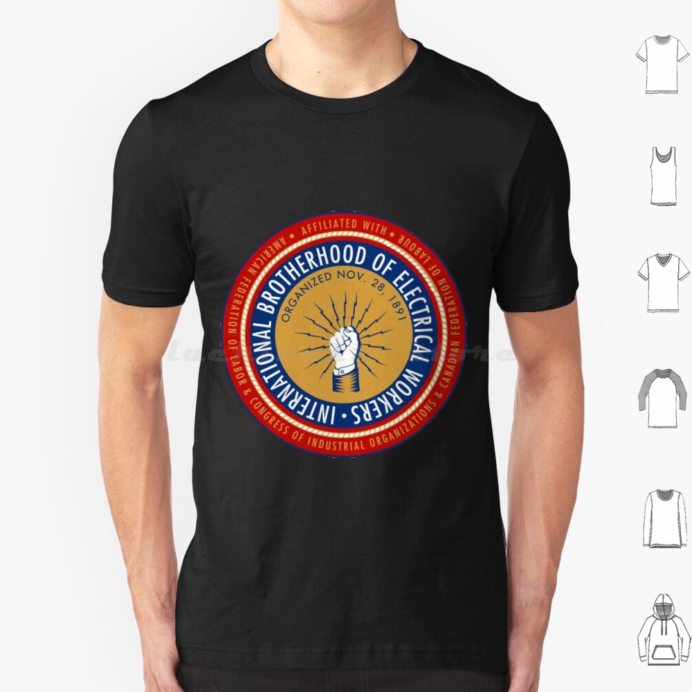 Union Lighting & Decor Hours - Футболка Ibew Electrician-Cool, большой размер, 100%