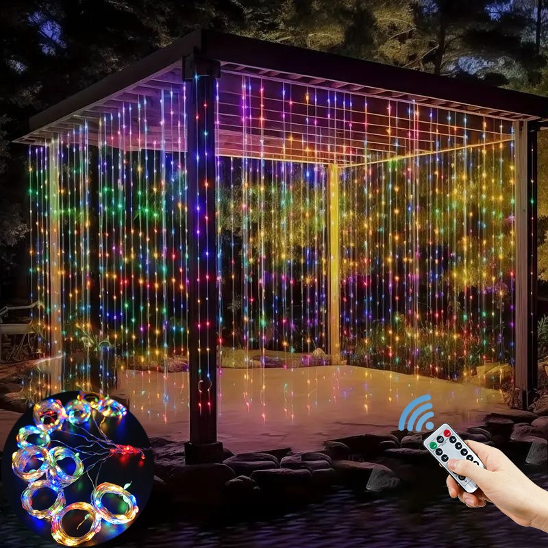 Fairy Light Curtain - Светодиодная гирлянда-штора 3/4/6 м с USB-питанием