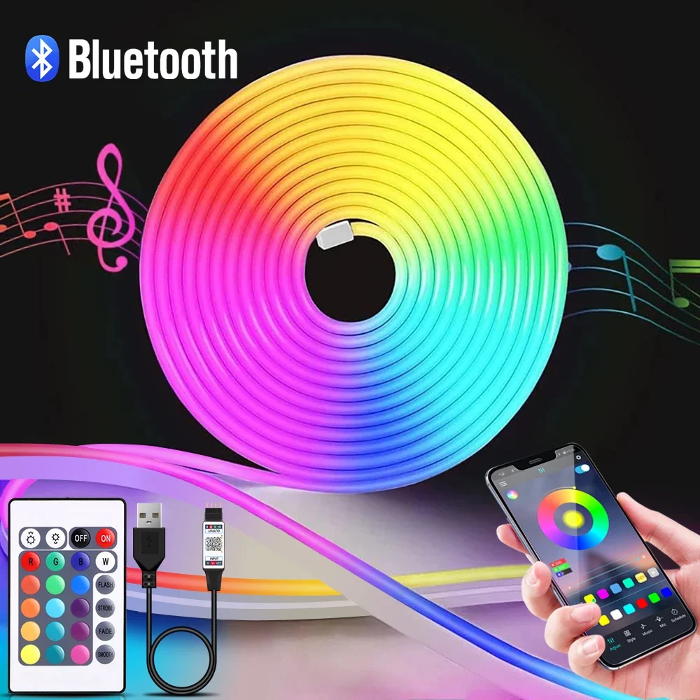 Lighting Design Decor - 1-5 м RGB светодиодный неоновый светильник