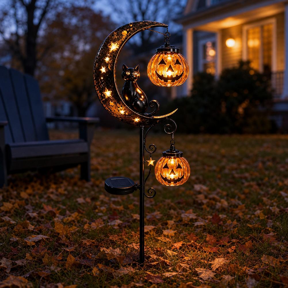 Хэллоуинский садовый светильни – обзор и цена Led Moon Lamp