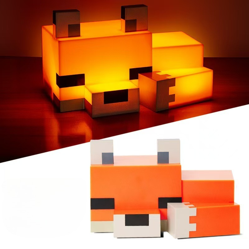 Милый ночник в виде лисы, нови – обзор и цена Lighting Decor Minecraft