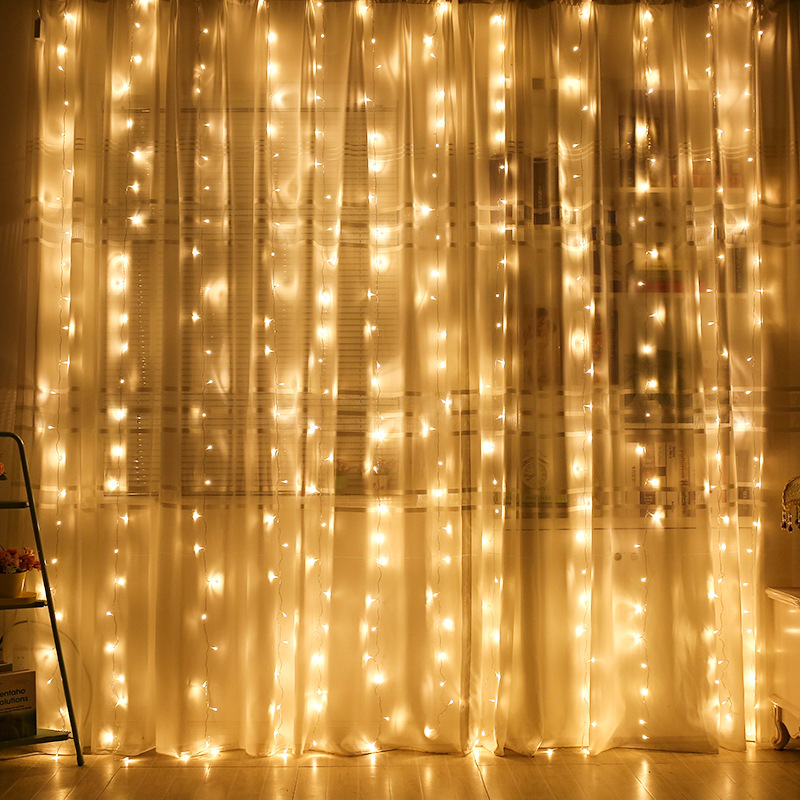 USB светодиодные гирлянды для  – обзор и цена Fairy Light Curtain