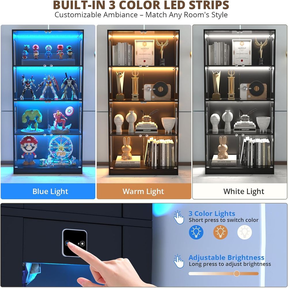 Витрина со стеклянными дверцам – обзор и цена Lighting & Home Decor Studio