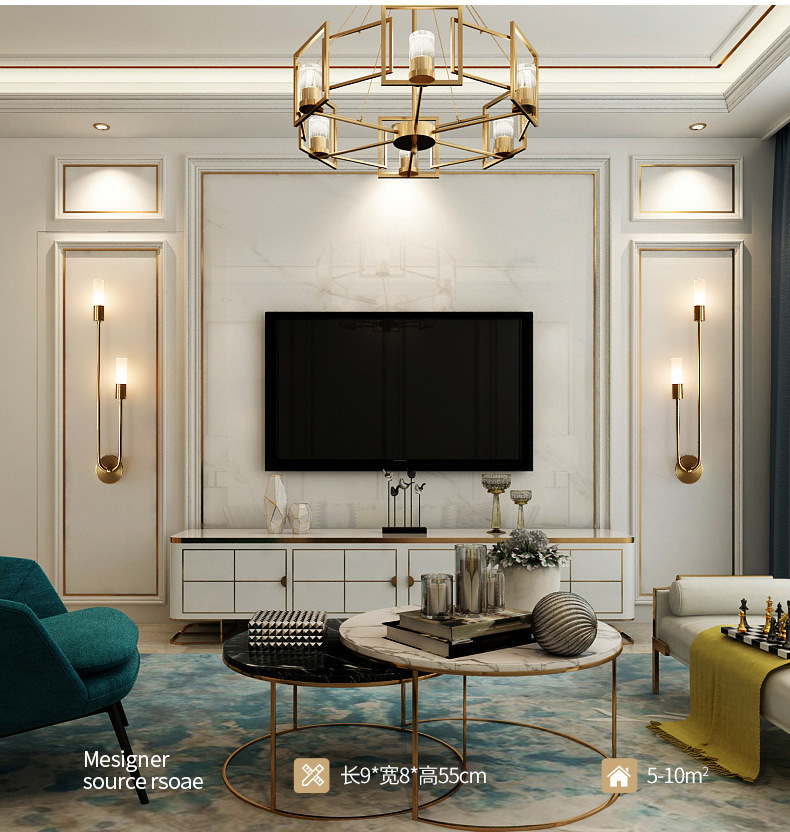 Ретро-светильник для гостиной, – обзор и цена Decor Lighting Lamps