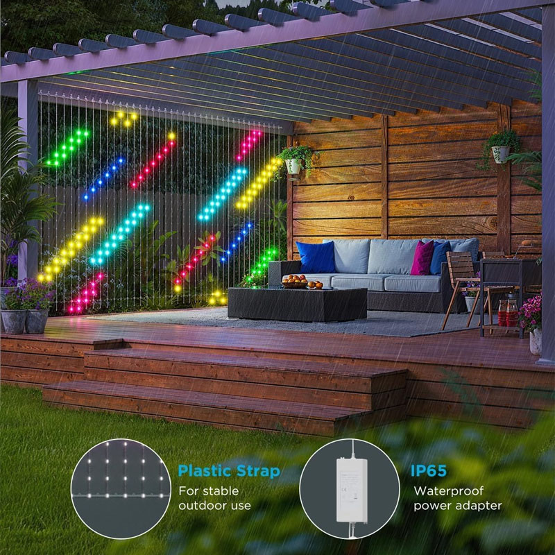 Светодиодная гирлянда-штора RG – обзор и цена Fairy Light Curtain