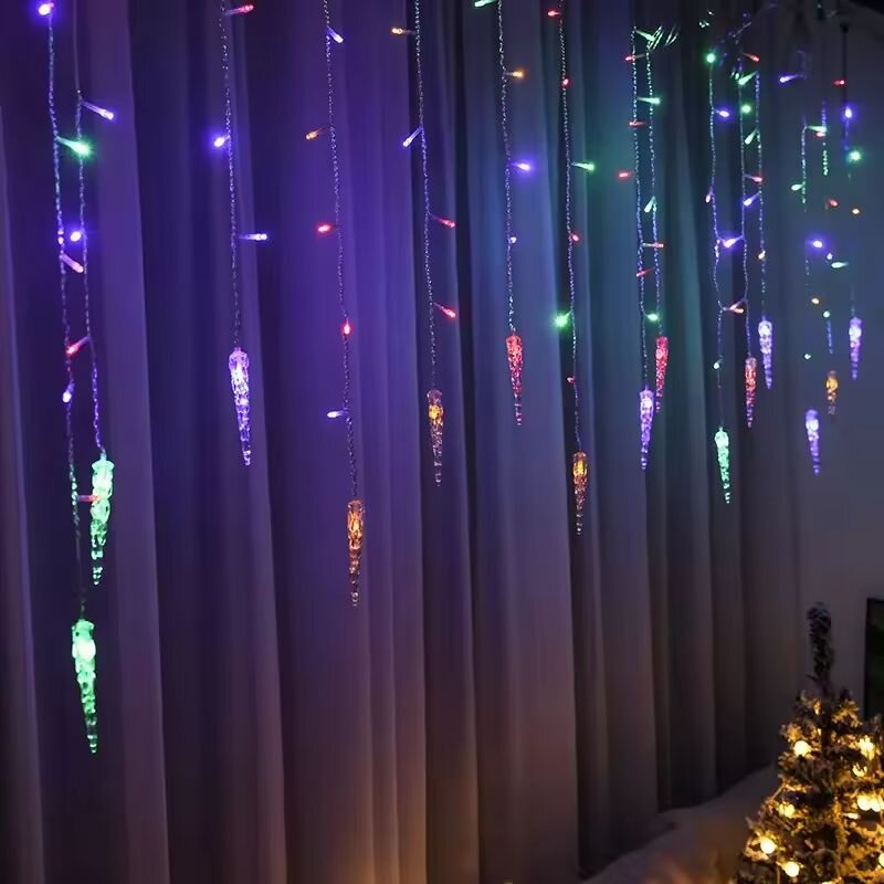 Светодиодная гирлянда-занавес  – обзор и цена Fairy Light Curtain