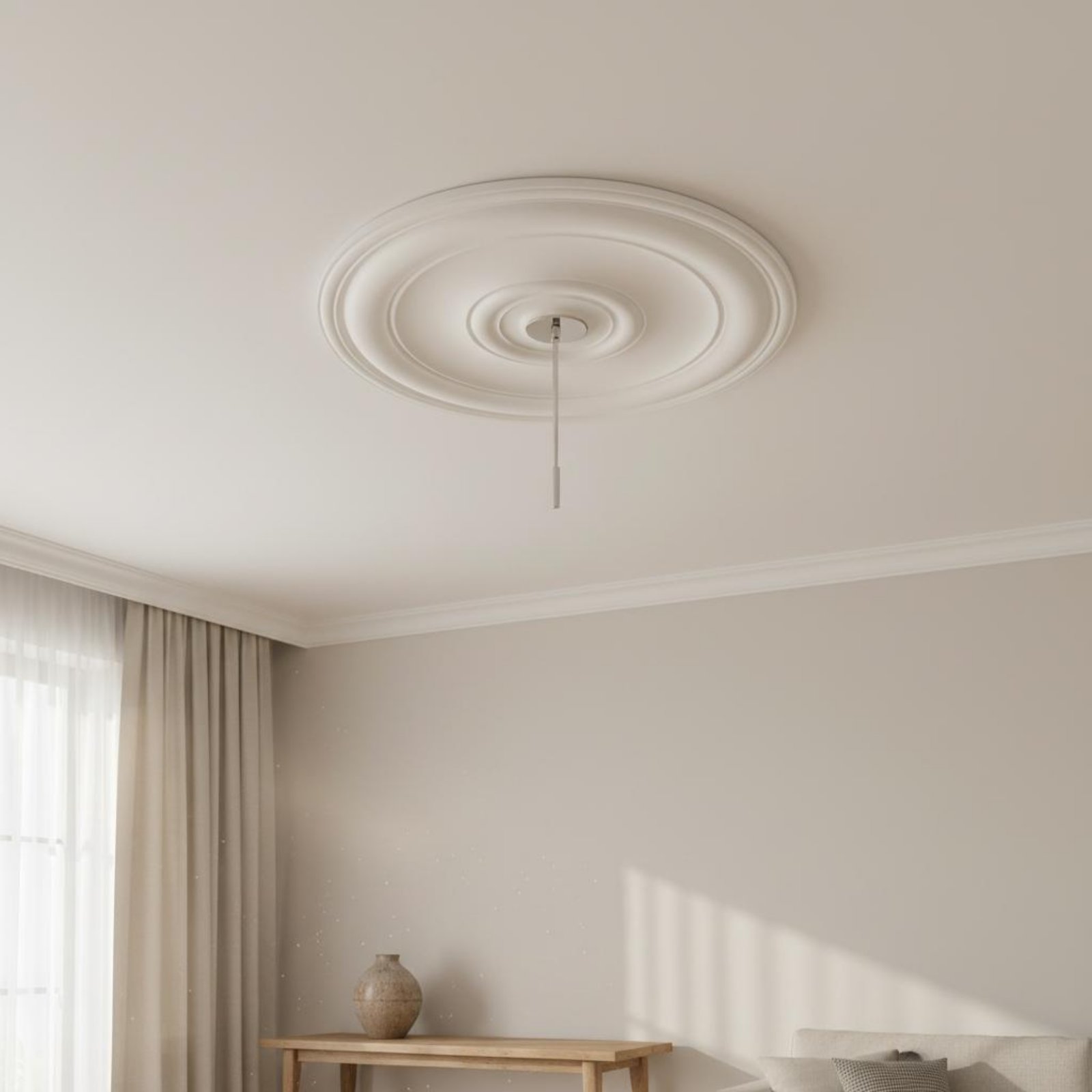 Круглый потолочный медальон в  – обзор и цена Lighting Design Decor