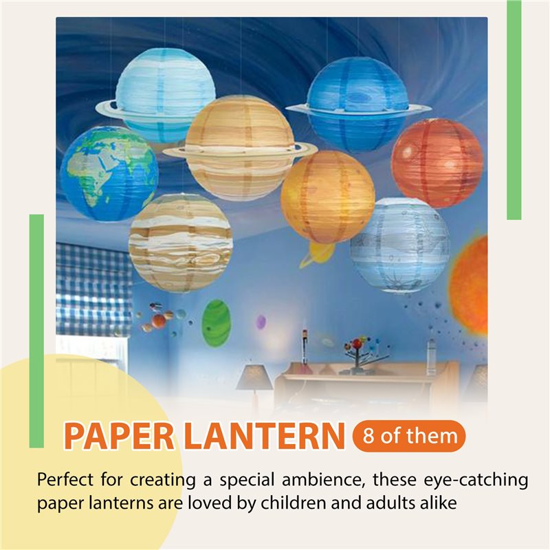 A93Z 8 шт. Разноцветные бумажн – обзор и цена Lantern Paper Solar
