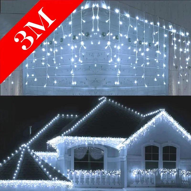 Рождественские огни, наружное  – обзор и цена Fairy Light Curtain