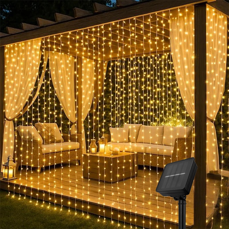 Уличный солнечный светильник д – обзор и цена Fairy Light Curtain
