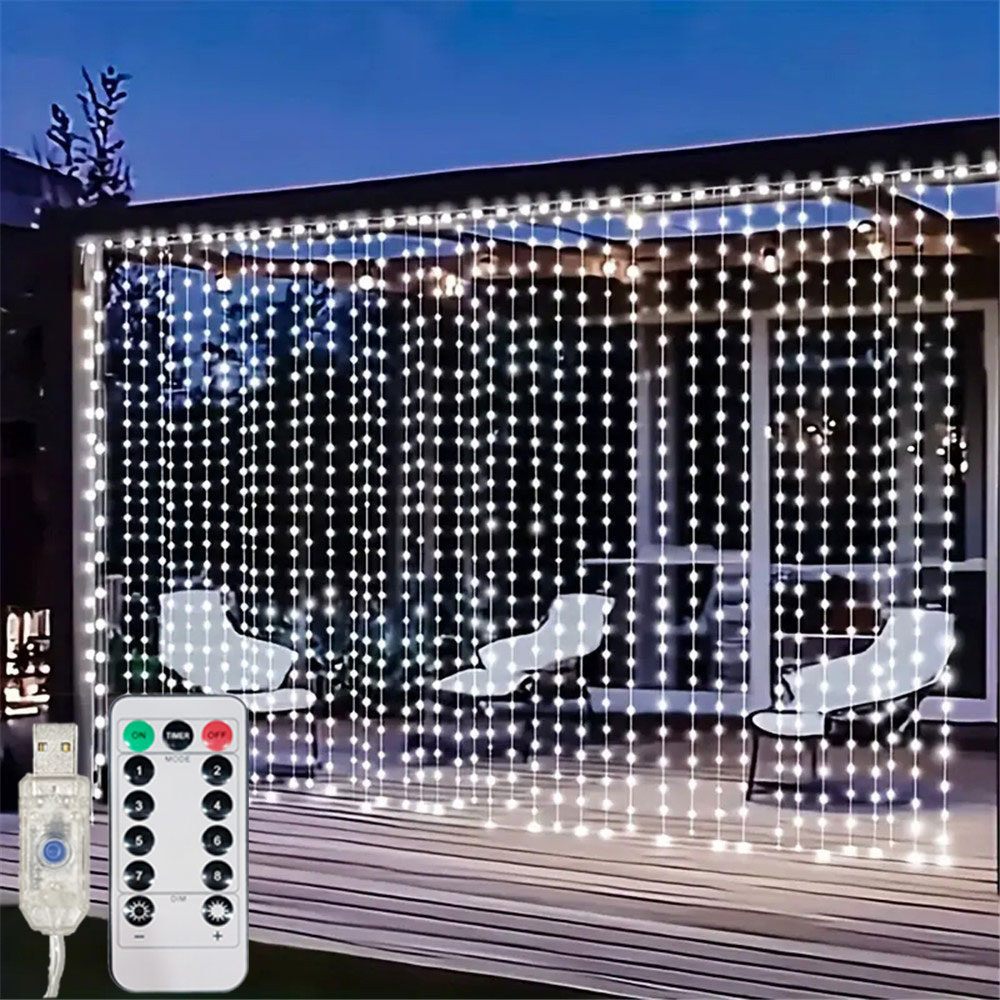 3/6 м USB светодиодный занавес – обзор и цена Fairy Light Curtain