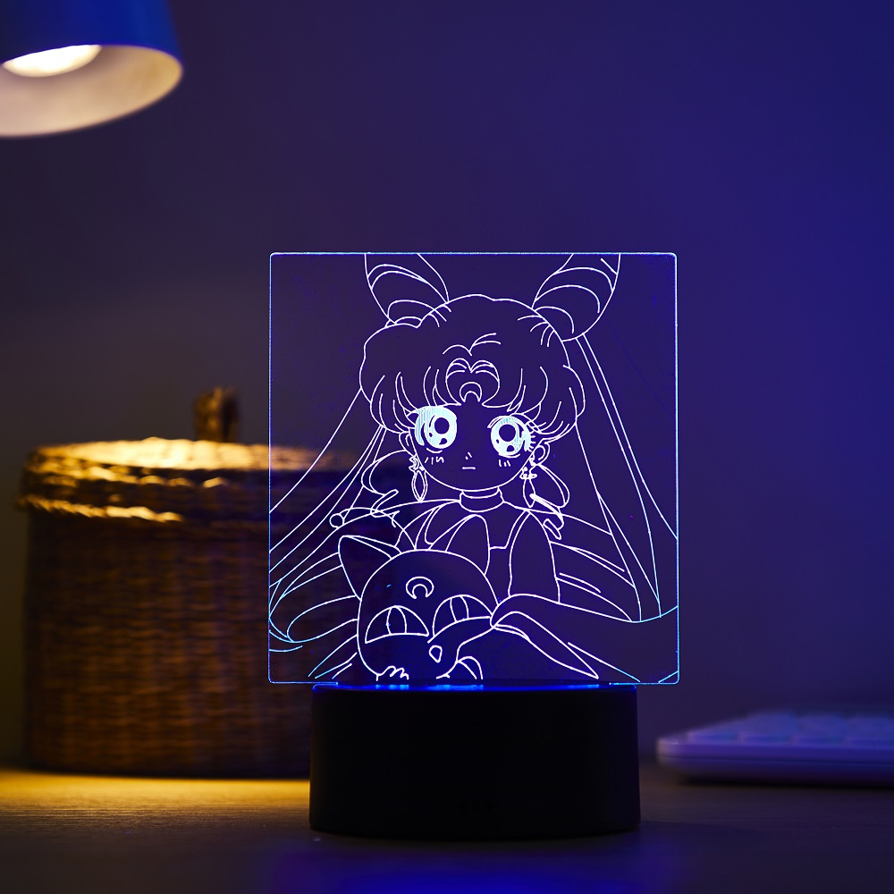 3D LED ночник с персонажем мул – обзор и цена Led Moon Lamp